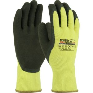 Towa PowerGrab KEV Thermo Gloves with Latex Coated MicroFinish Grip - X-Large