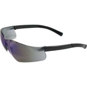 Bouton Zenon Z13 Blue Mirror Lens Safety Glasses, Anti-Scratch