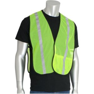 PIP® Non-ANSI Mesh Safety Vest - Hi-Viz Yellow - One Size
