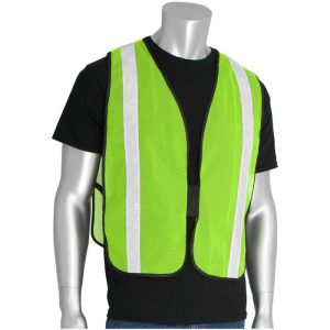PIP® Non-ANSI Mesh Safety Vest - Hi-Viz Yellow - One Size