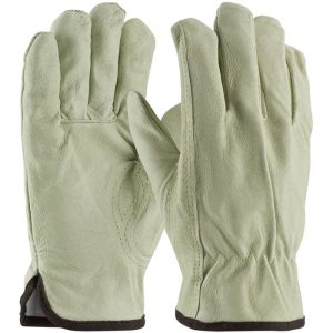 PIP Pigskin Leather Driver Gloves with 3M Thinsulate Foam Lining - Medium