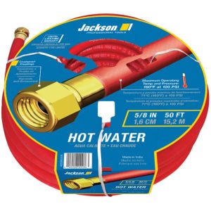 Jackson Hot Water Rubber Hose 5/8" x 50'