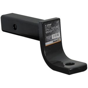 Buyers Ball Mount (4" Drop x 8" Long) for 1" Hole - Tubular Shank