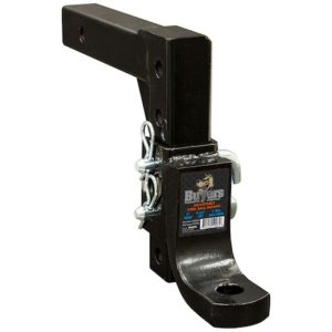 Buyers 4-Position Adjustable Ball Mount for 2" Receiver Tube - Solid Shank