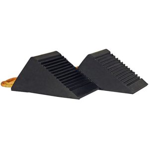 Buyers Mini Rubber Wheel Chock Set (3"W x 2.25"H x 5"L)