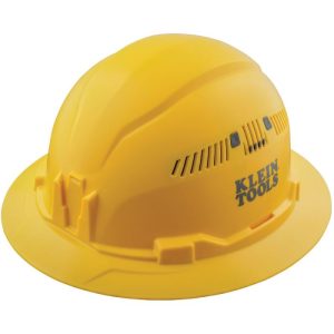 Klein Tools Full Brim Vented Hard Hat - Yellow