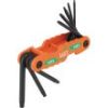 Klein Tools Compact Folding Hex Key Set,  9 Keys, SAE