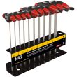 Klein Tools SAE T-Handle Hex Key Set with Stand, 10pc