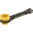 Klein Tools KT155T 6-in-1 Ratcheting Lineman's Wrench