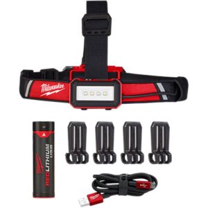 Milwaukee USB Rechargeable Low-Profile Headlamp (600 Lumens)