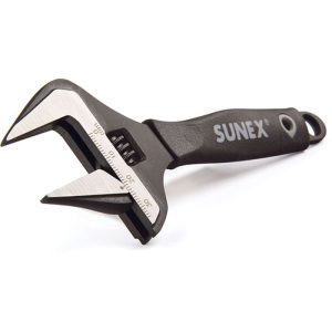 Sunex Tools Widemouth Series Adjustable Wrench 6"